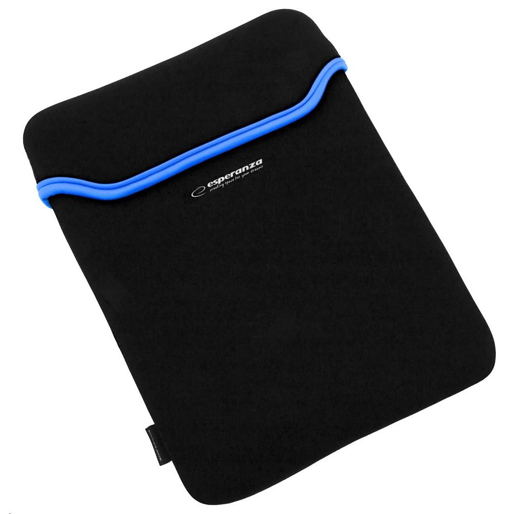 Esperanza ET172B neoprén tablet tok 9,7'' 4:3 fekete-kék (ET172B)