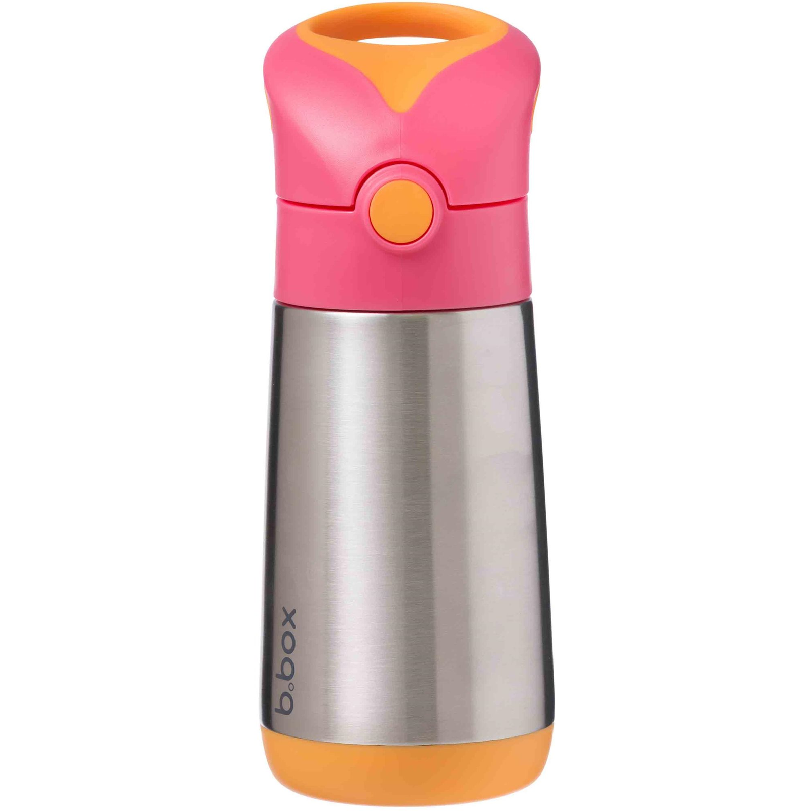 B.Box Italtermosz szívószállal 350 ml - rózsaszín/narancsszín (9353965004516)