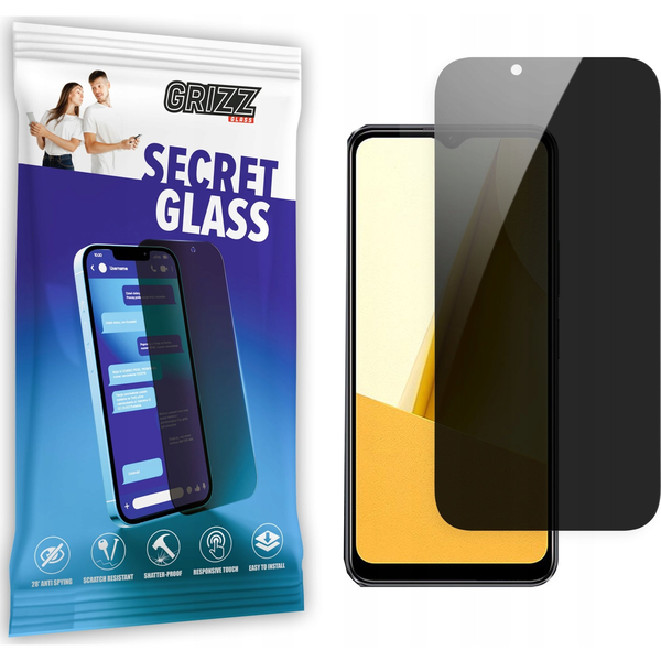  GrizzGlass Szkło prywatyzujące GrizzGlass SecretGlass Vivo Y16