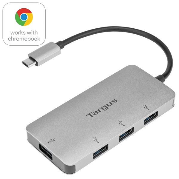 Targus ACH226EU interface hub USB 3.2 Gen 1 (3.1 Gen 1) Type-C 5000 Mbit/s Sølv