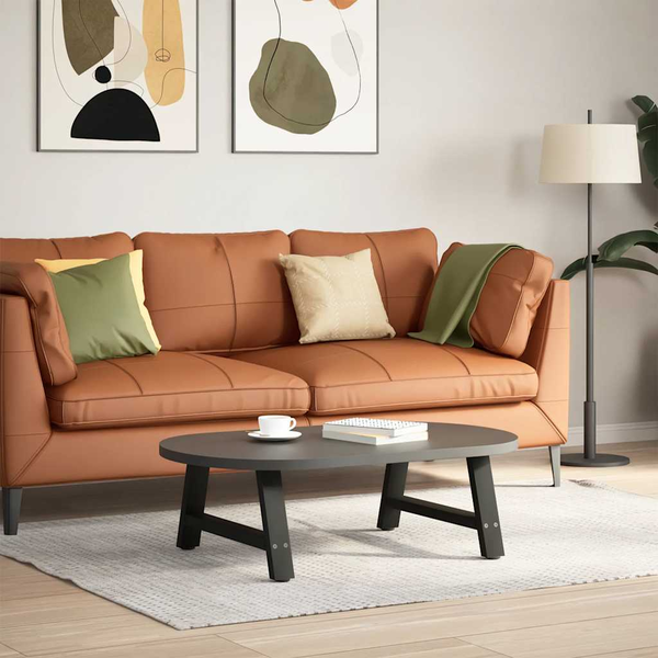 Picioare pentru măsuță de cafea în formă de A, 2 buc., negru, 70x(30-31) cm, oțel