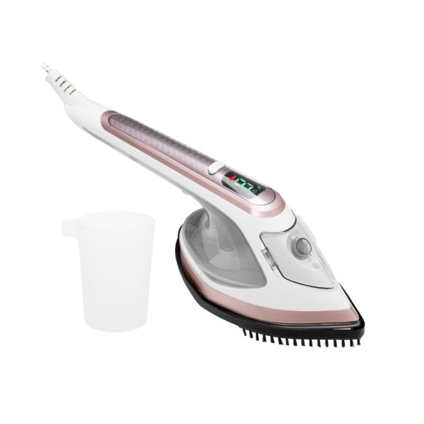 Adler AD5044 2 az 1-ben Ruhagőzölő és Vasaló 1800 Watt - Fehér / Arany (AD5044 FEHÉR)