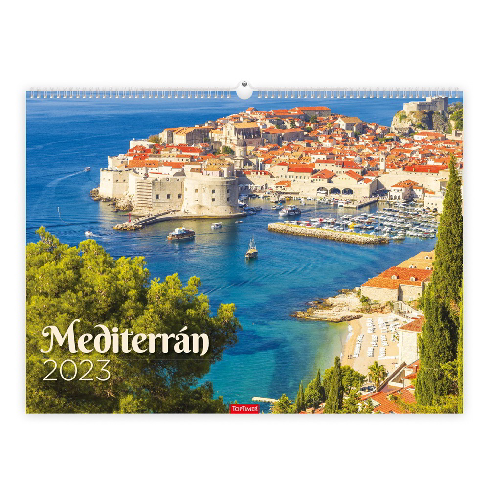 Toptimer T093 420 x 310mm 2023 Falinaptár - Mediterrán (23T9300-020)