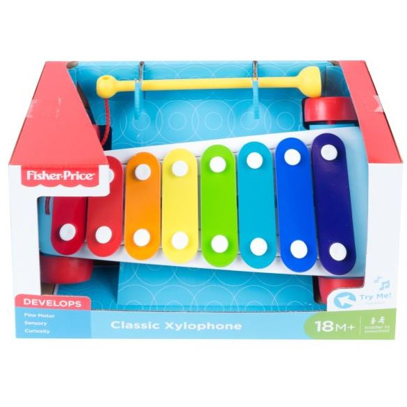 Mattel Fisher-Price: Húzható xilofon 8 hanggal (CMY09) (CMY09)