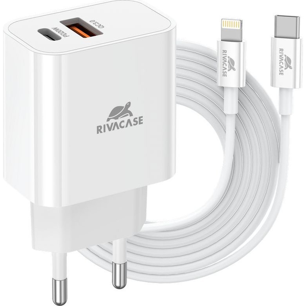 Rivacase Ps4102wd4 Smartphone Blanco Corriente Alterna Carga Rápida Interior