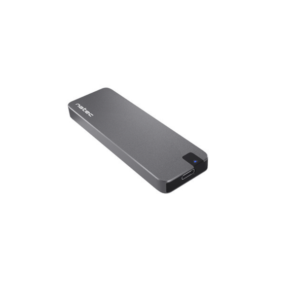 Natec Rhino M.2 NVME USB-C 3.2 Gen 2 Külső SSD Ház - Szürke