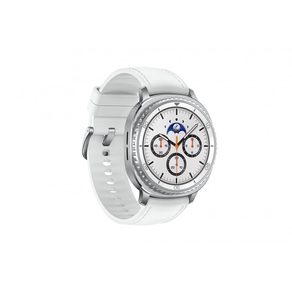 Samsung Galaxy Watch 8 Classic 3,3 см (1.3") AMOLED 46 мм Цифров 438 x 438 пиксела Тъчскрийн 4G Сребърен Wi-Fi GPS (сателитен)