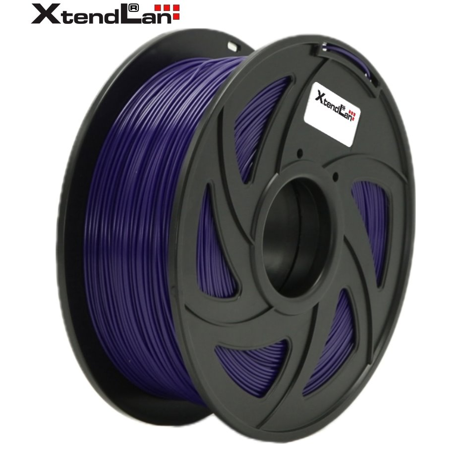 XtendLAN Filament PET-G 1.75mm 1 kg - Bíbor lila (3DF-PETG1.75-RPL 1KG)