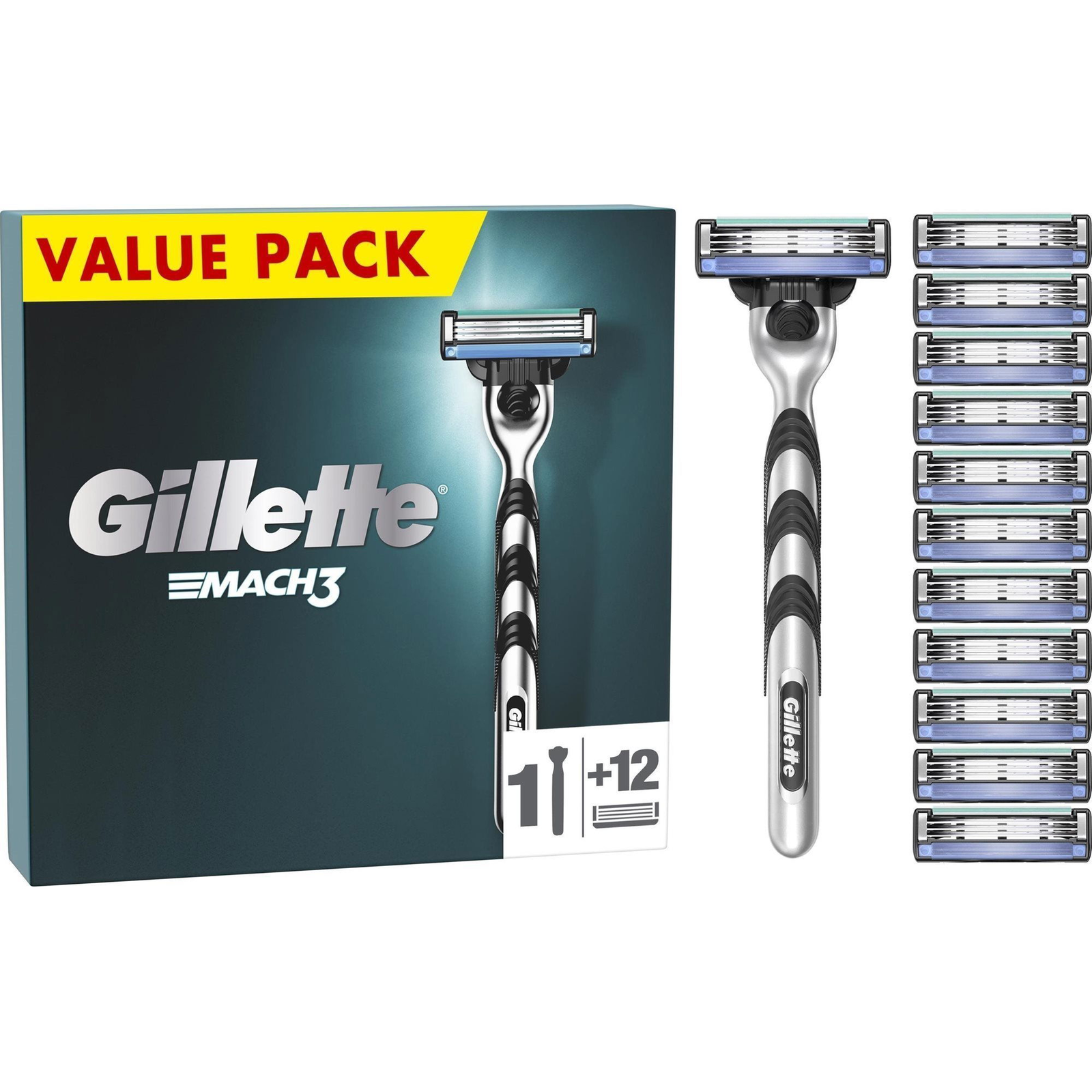 Gillette Mach3 + 12 db borotvabetét (7702018425853) (7702018425853)