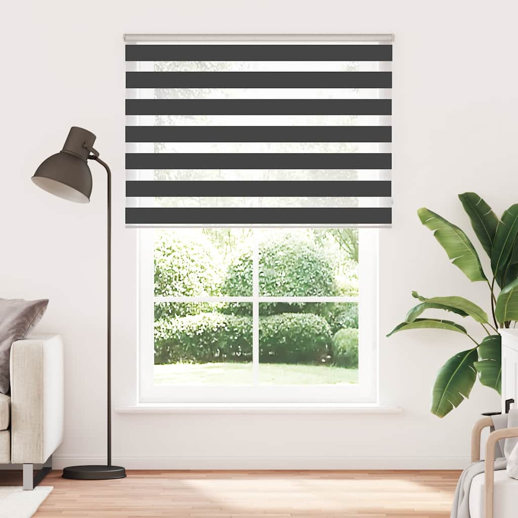 zebrafüggönnyel fekete szövetszélesség 150,9 cm poliészter (4014298)