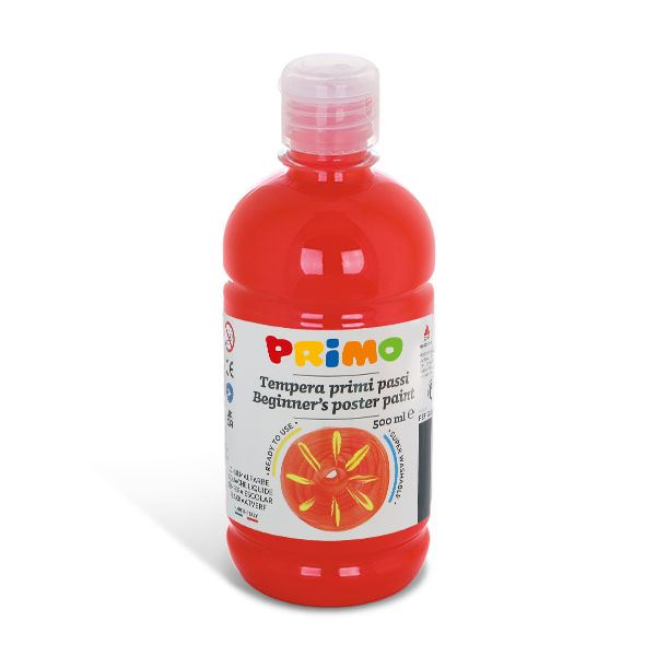 Primo 300 tempera 500ml piros (202BR500300) (202BR500300)
