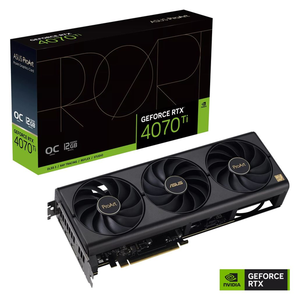 ASUS GeForce RTX 4070 Ti 12GB ProArt OC Edition videokártya (PROART-RTX4070TI-O12G)