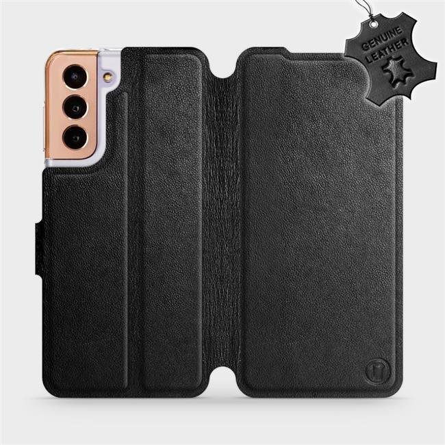 Flip case for Samsung Galaxy S21 5G - Black - Leather - Black Leather (5903516616992)
