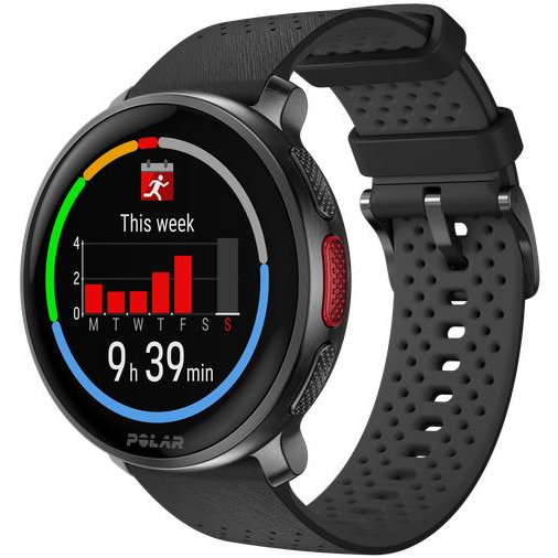 Polar Vantage V3 GPS Tepová frekvencia EKG SpO2 Temp čierno-čierna S-L