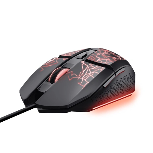 Trust GXT 113 Felox 6400 DPI fekete gaming egér