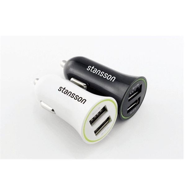 Stansson CH-100-BL 2.1A univerzális fekete autós töltő (Stansson CH-100-BL)