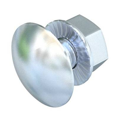 OBO Bettermann FRSB 6X12 VZ G 6406133 Lapos kerek csavar 6 mm 12 mm Acél 10 db (6406133)