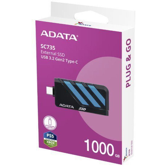 Külső SSD meghajtó Adata SC735 1TB