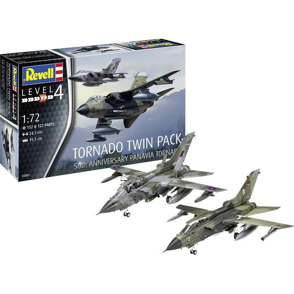Revell Tornado Twin Pack 50th Anniversary Panavia Tornado 1:72 (03801) (4009803003801)