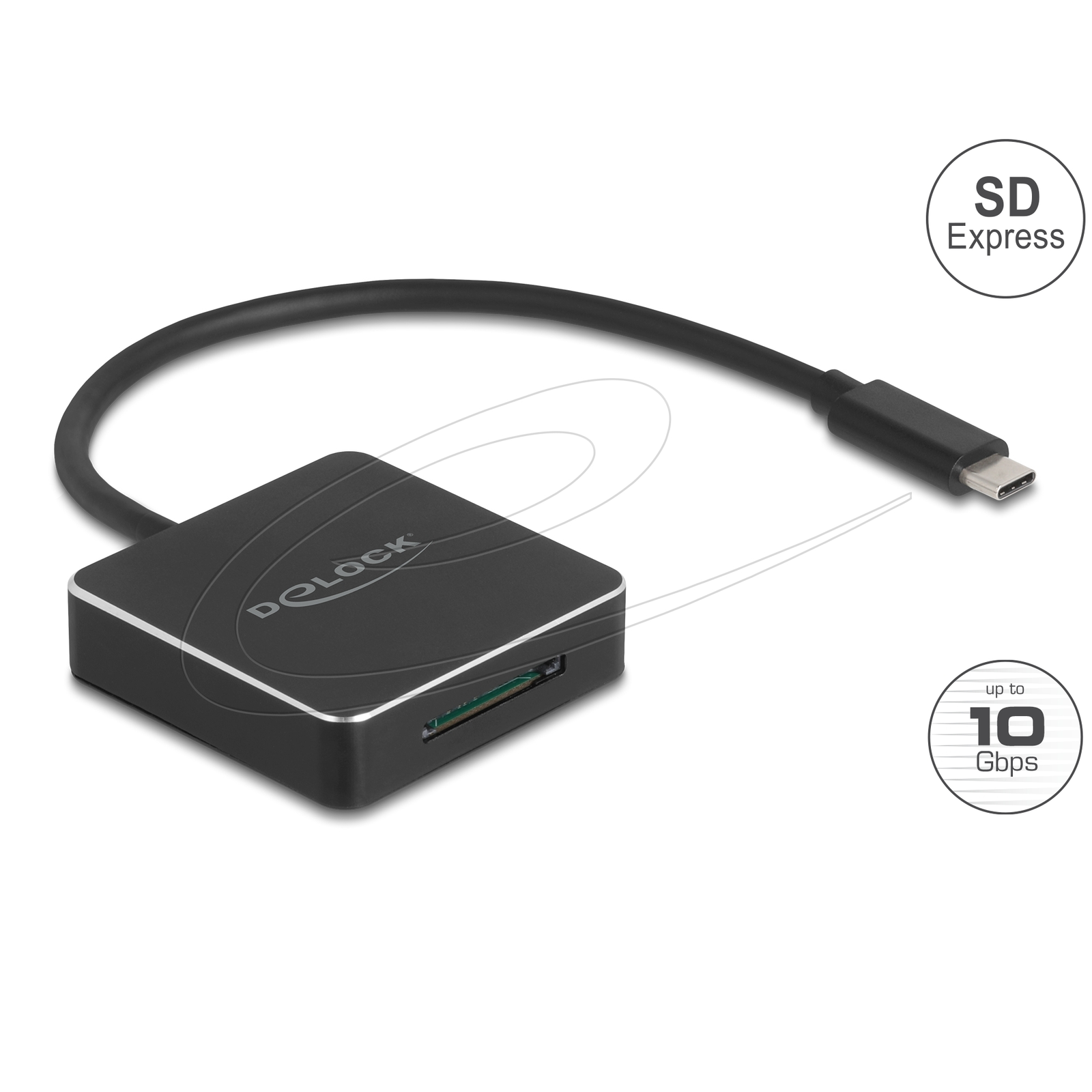 Delock USB Type-C kártyaolvasó SD Express (SD 7.1) memóriakártyákhoz (91019)