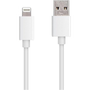 PREMIUMCORD Kábel USB 2.0, USB-A - Lightning, M/M, APPLE 8 pin, 1m, fehér