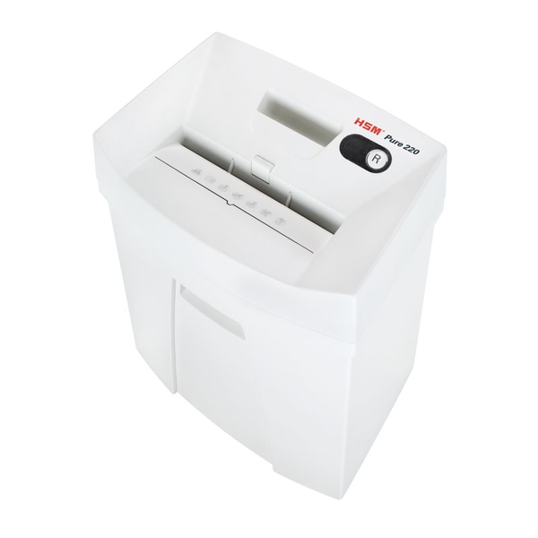 HSM Pure 220 4 x 25mm iratmegsemmisítő - Fehér