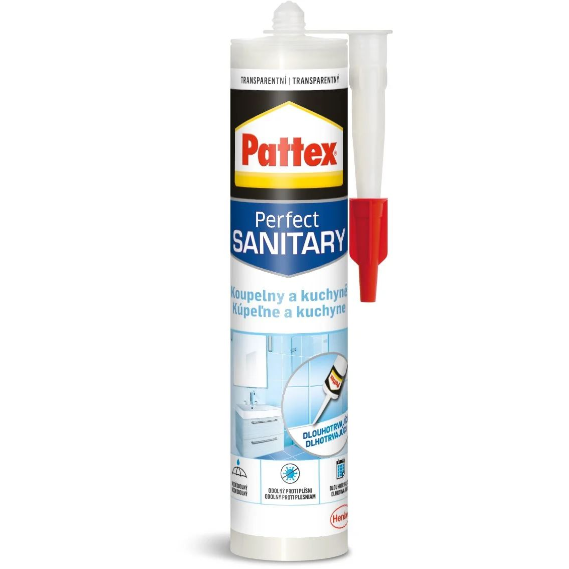 Pattex szaniter átlátszó szilikon 280ml (9000100906883) (9000100906883)