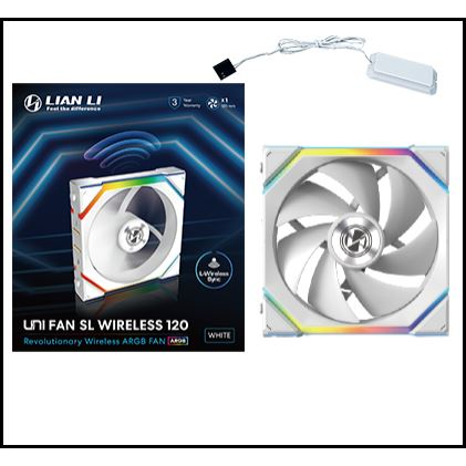 Lian Li UNI FAN SL Wireless 120 hűtő ventilátor fehér (12SL1W1W) (12SL1W1W)