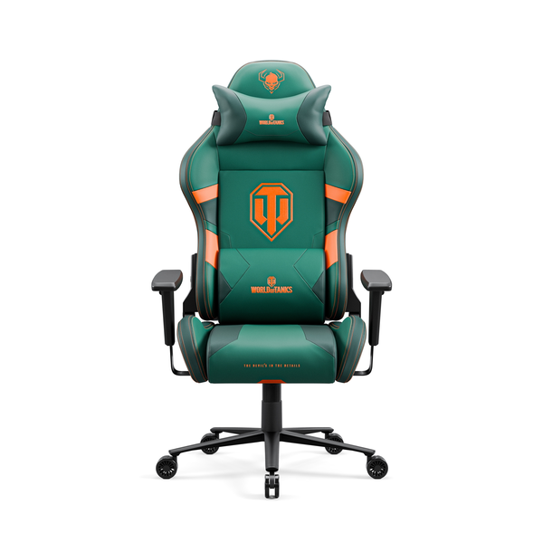 Diablo Chairs X-One 2.0 World of Tanks Gamer szék - Zöld / Narancs