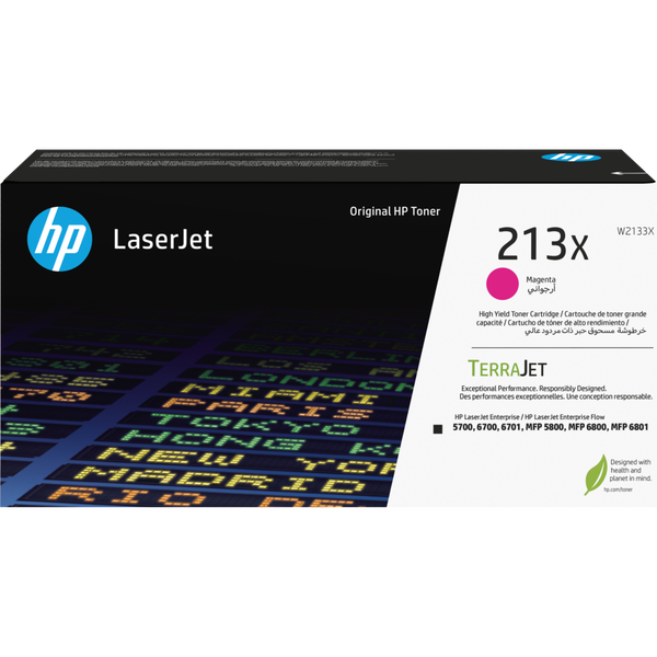 HP 213X Mgn Original LaserJet Toner Crtg tonerpatron 1 stk