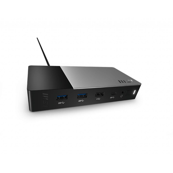 MSI USB-C Docking Station Gen 2 USB 3.2 Gen 2 (3.1 Gen 2) Type-C Черен