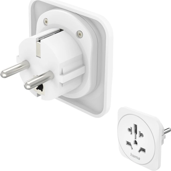 Hama 00223455 strømstik adapter Universel Hvid