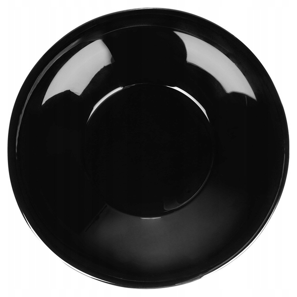 Vilde Talerze Obiadowe Głębokie Szkło Czarne 400 ml 6 szt. VILDE 21,5 cm