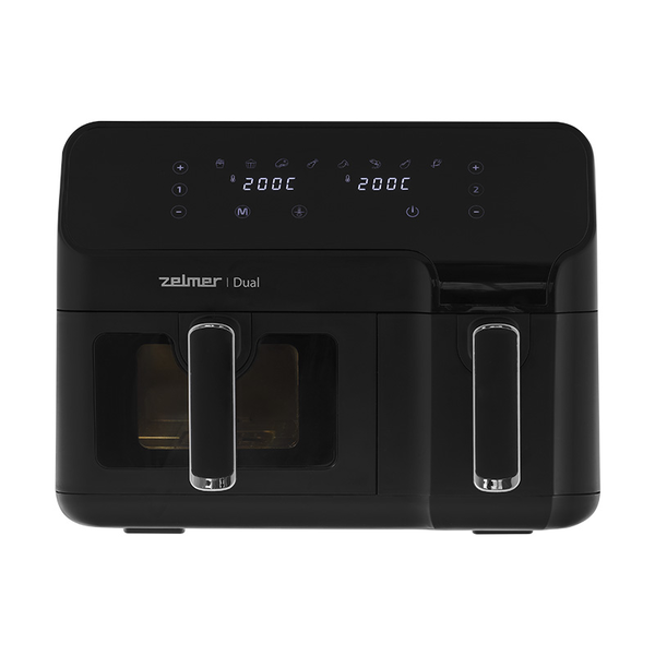 Фритюрник с горещ въздух Zelmer ZAF9000 Dual 9L – черен