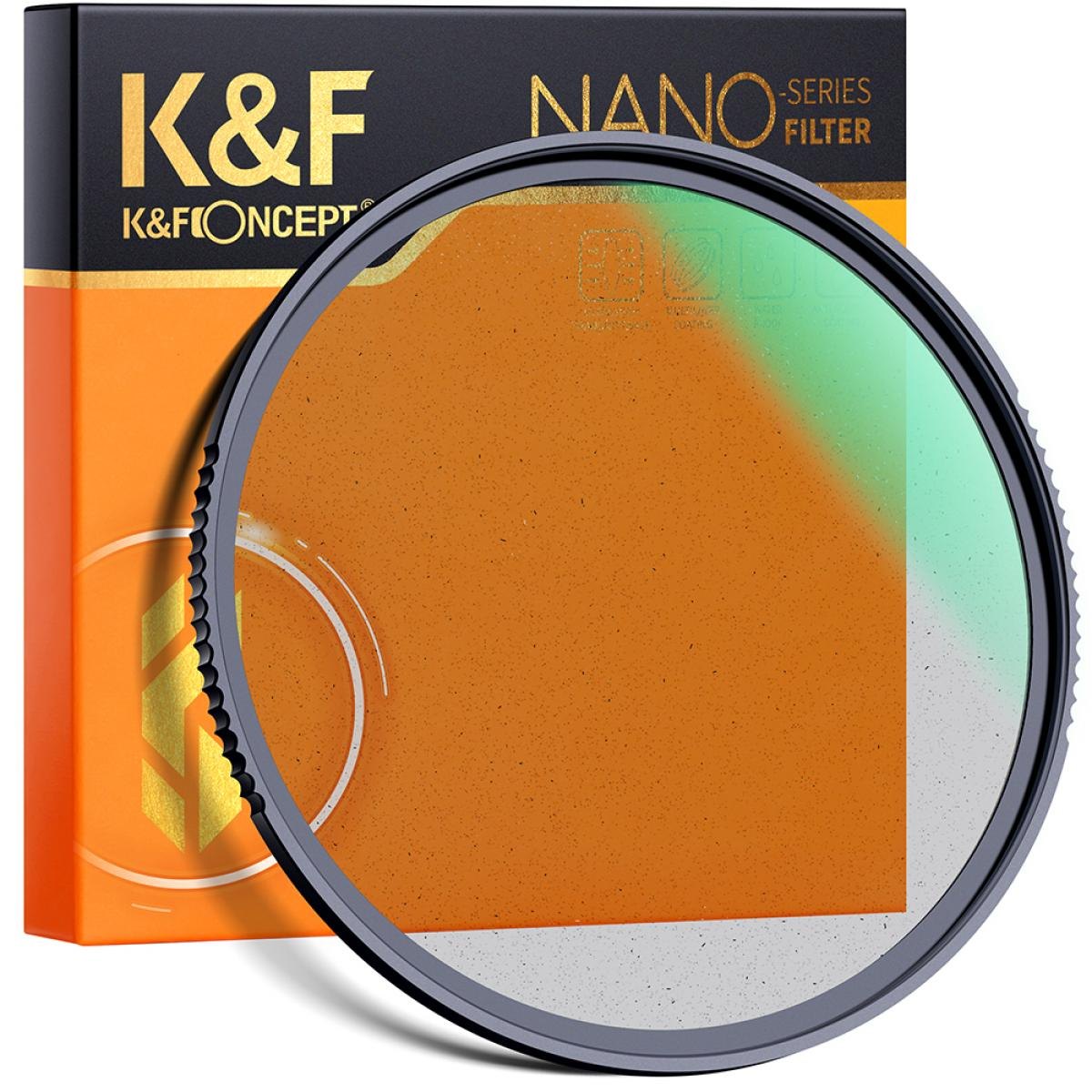 K&F Concept Nano-X Black Mist 1/2 52mm lágyító szűrő