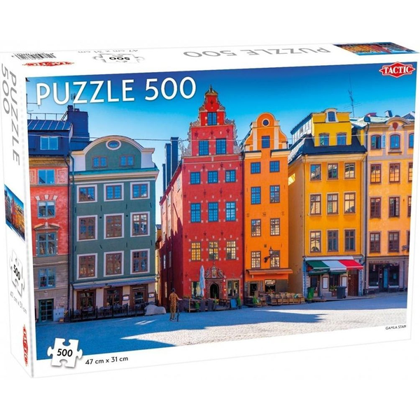 Tactic 58681 puslespil 500 stk Bygninger