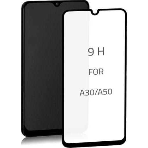  Qoltec Szkło ochronne hartowane PREMIUM Qoltec do Samsung Galaxy A30s | 6D | Pełne | Czarne