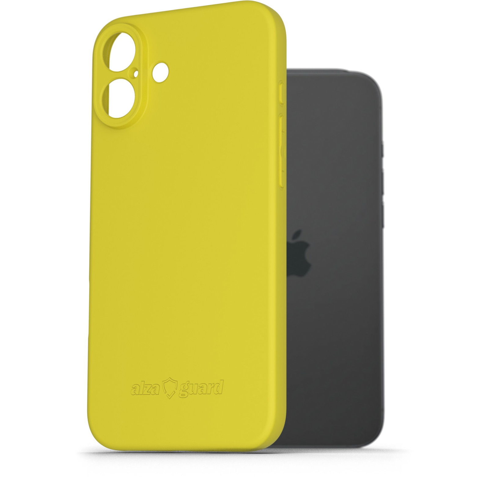 AlzaGuard Matte TPU Case iPhone 16 Plus sárga tok (AGD-PCT412Y)