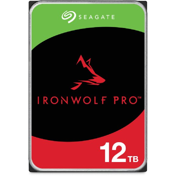 Seagate IronWolf Pro ST12000NT001 disco rigido interno 12 TB 7200 Giri/min 256 MB 3.5" Serial ATA III