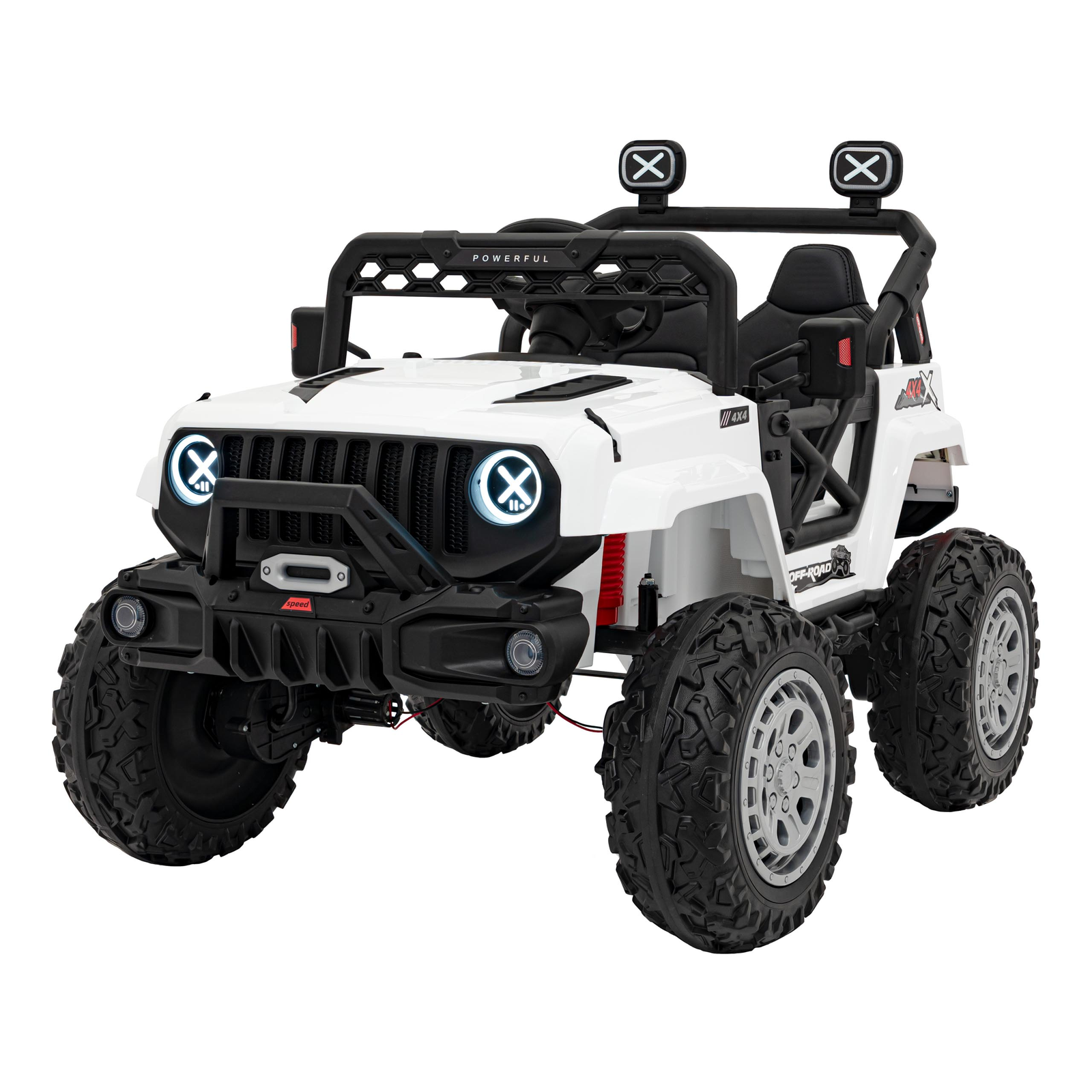 Ramiz OFF ROAD Speed Elektromos autó - Fehér (PA.HL598.BIA)