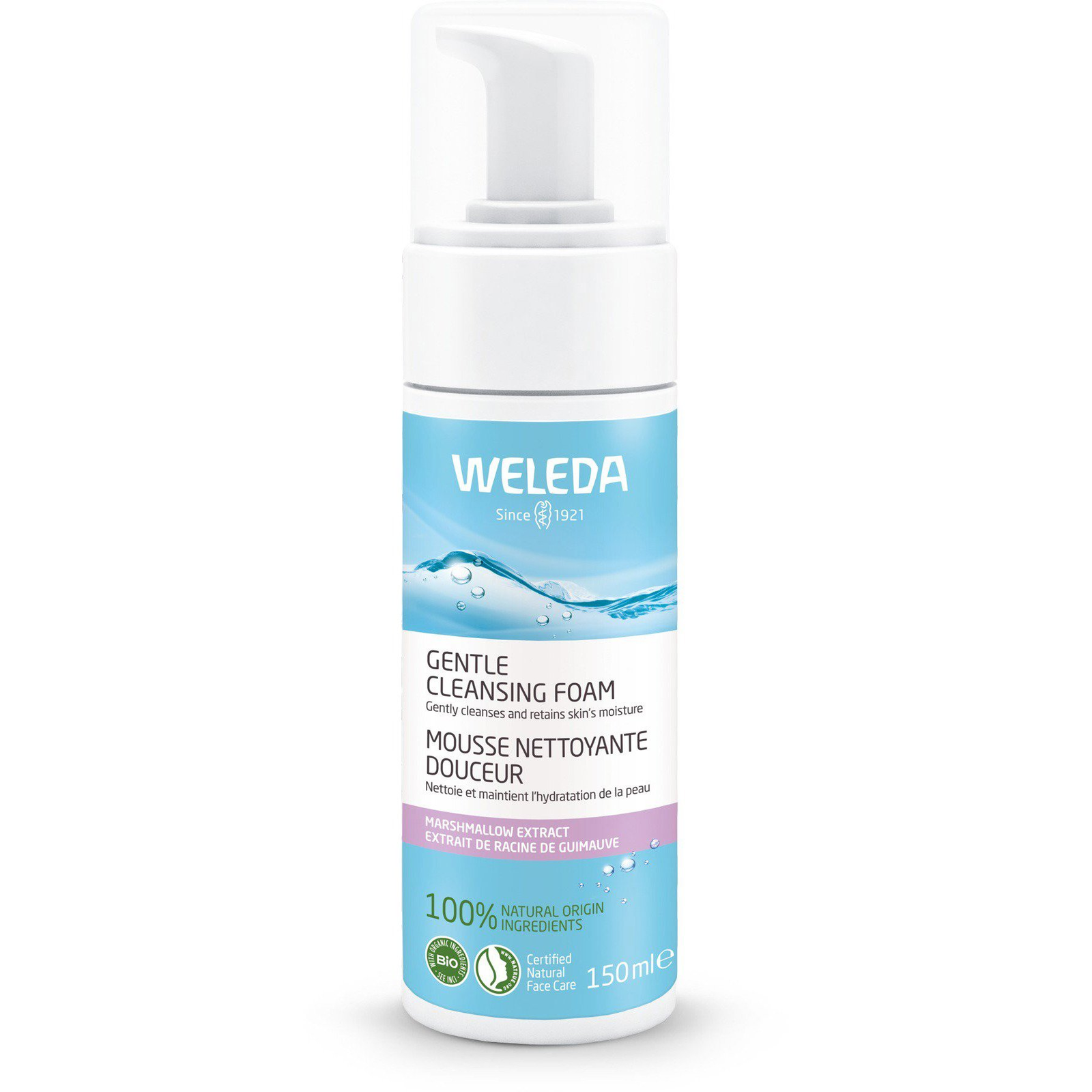 WELEDA Gyengéd arctisztító hab, 150 ml (3401360222106)