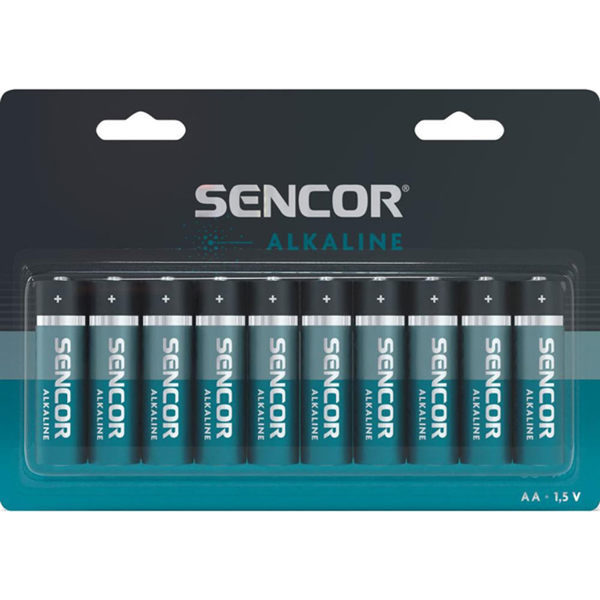 Sencor SBA LR6 10BP Alkáli Ceruzaelem AA (10db /csomag)
