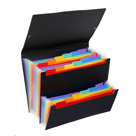 Viquel harmonikamappa, PP, 12+6 rekeszes, 