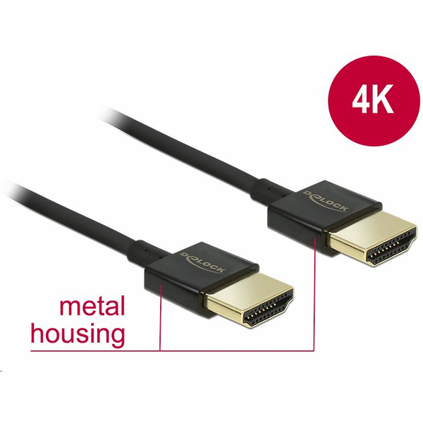 Kabel HDMI-HDMI 4K 3D Ethernet 2 m