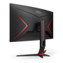 AOC C27G2U/BK LED display 68,6 cm (27") 1920 x 1080 px Full HD Černá, Červená