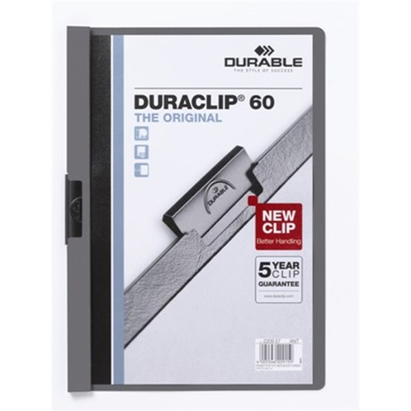 Durable Duraclip A4 60lapos fekete clip-mappa (220901)