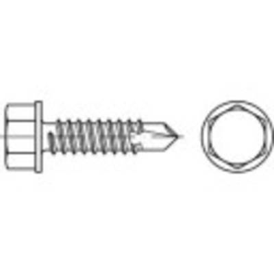 TOOLCRAFT TO-5441289 önmetsző csavar 4,8 mm 80 mm külső hatlap ISO 15480 galvanikusan cinkezett acél 250 db (TO-5441289)
