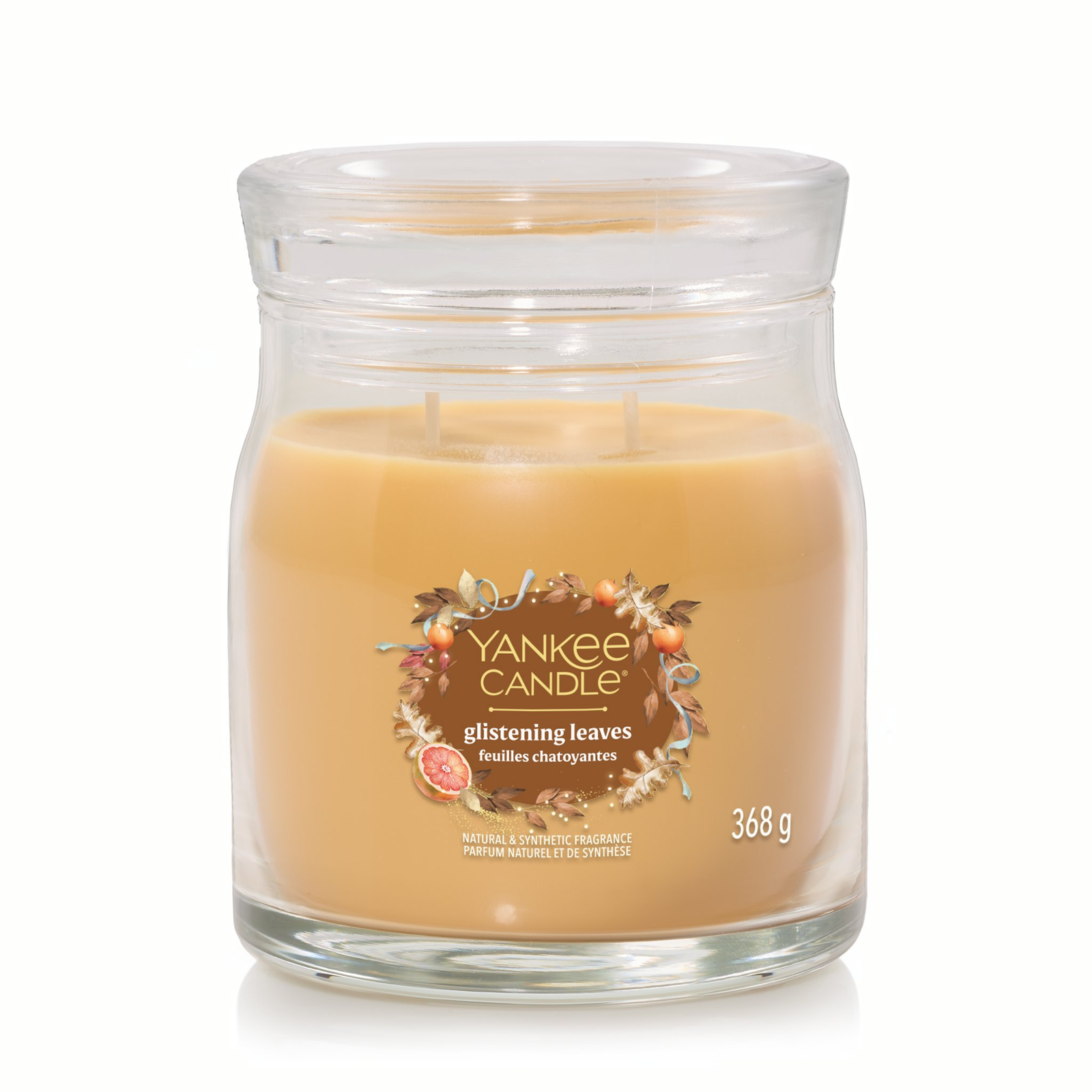 YANKEE CANDLE Signature Glistening Leaves 368 g (5038581167152)