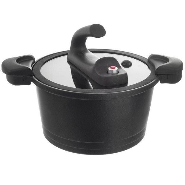 GRANDE Fazék alacsony nyomású, átm.: 26 cm, üveg fedő (113156)