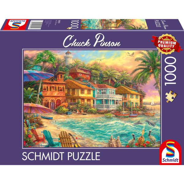 Schmidt Spiele Chuck Pinson: Szigeti lét 1000 darabos puzzle